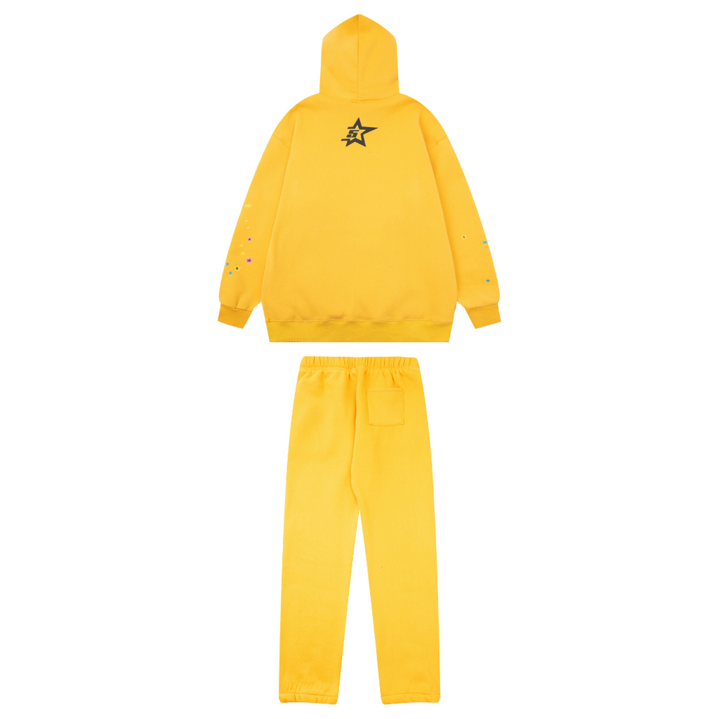 Sp5der Streetwear Trainingsanzug Herren Damen Bequemer Stilvoller Freizeitanzug Set Modern