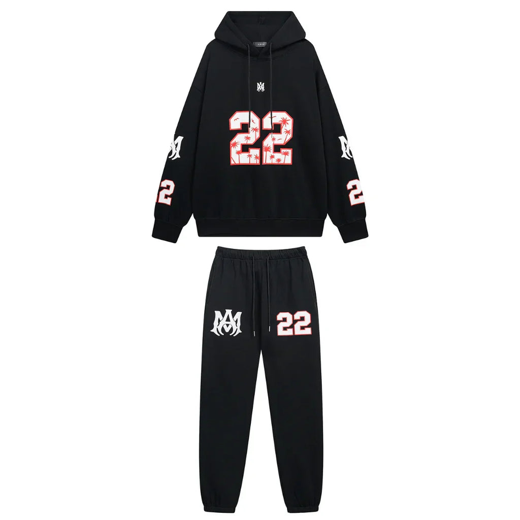 Amiri '22' Sport-Trainingsanzug: Luxuriöser Streetwear-Stil für Ultimative Eleganz