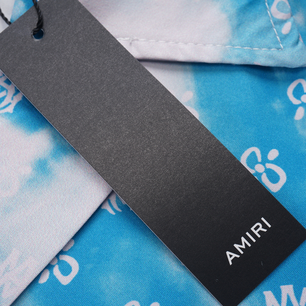 Amiri Monogramm Kurzarm-Set Herren: Luxuriöser Designer Sommer Zweiteiler für Stil & Komfort
