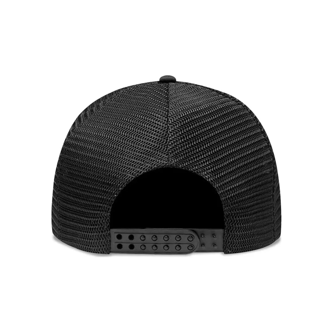 Corteiz Alcatraz Trucker Cap – Kultige Mesh Kappe Schwarz-Rot Streetwear Style
