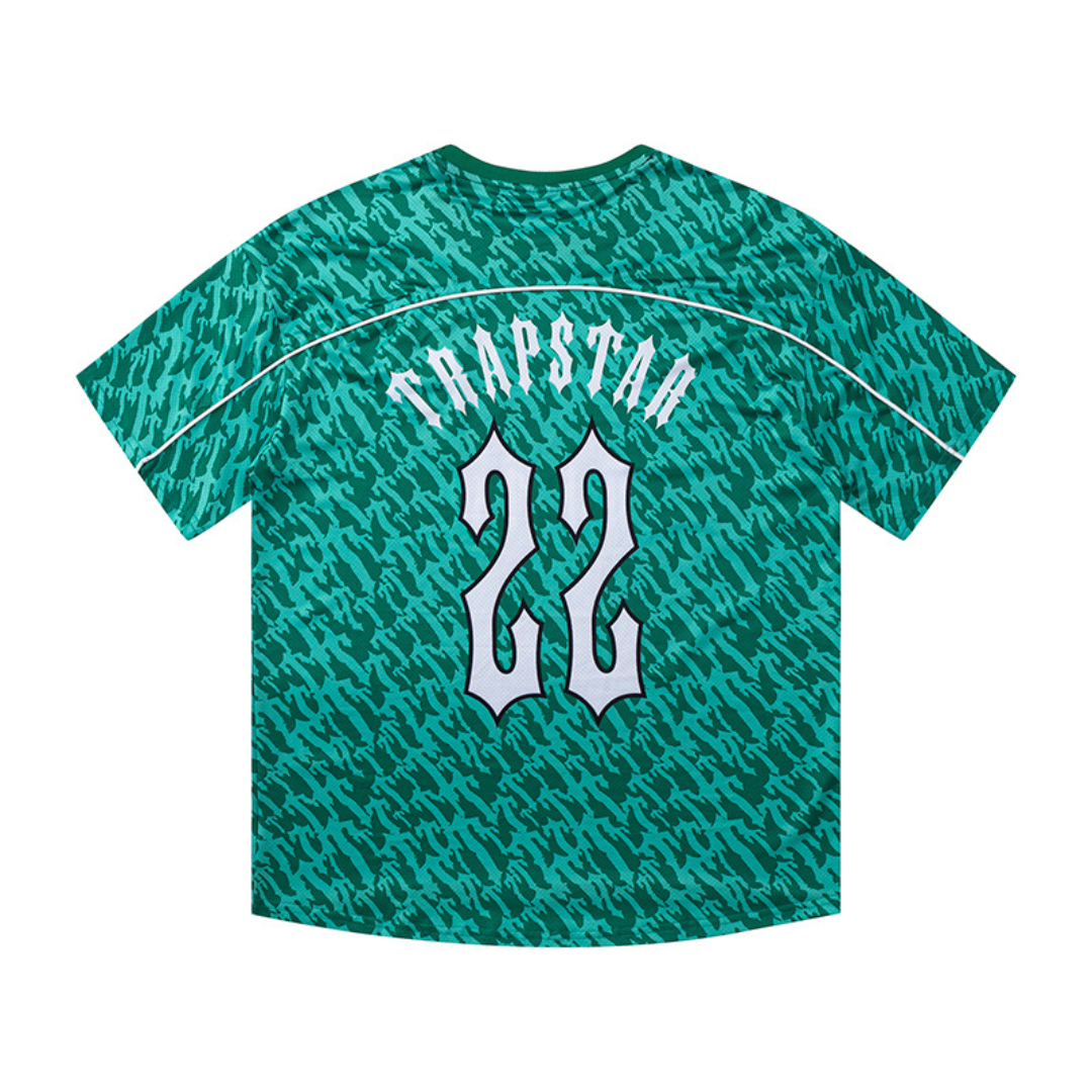 Trapstar Irongate Gradient Grünes T-Shirt – Stylisches Baumwoll-Streetwear-Oberteil