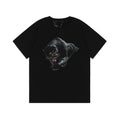 V-LONE Schwarzes V Panther T-Shirt: Lässiges Urban Streetwear Statement Unisex
