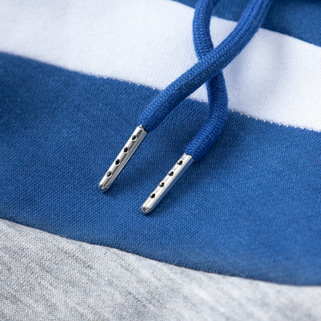 Trapstar V-Stripe Kapuzen-Trainingsanzug Blau – Bequem, Stylisch, Urbaner Look