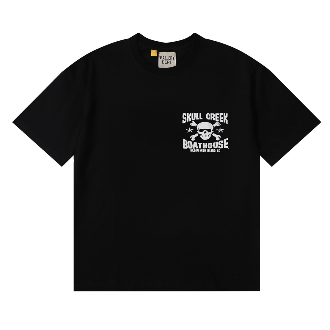 Gallery Dept. Vintage-Streetwear T-Shirt: Lässiger Oversize-Fit, Handbemalte Kunst, Unisex