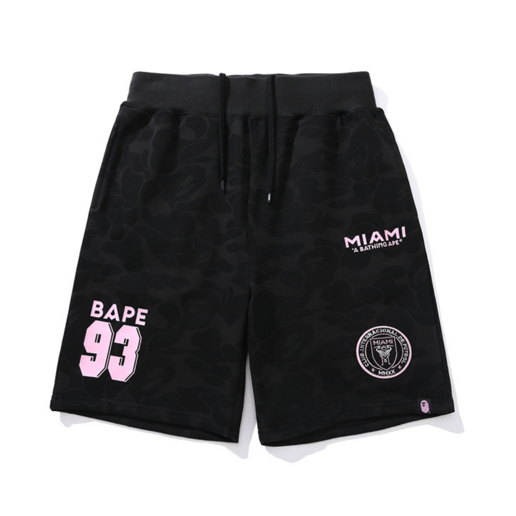 BAPE Miami Hai Camo Streetwear Set T-Shirt Shorts Exklusives Urban Mode Outfit