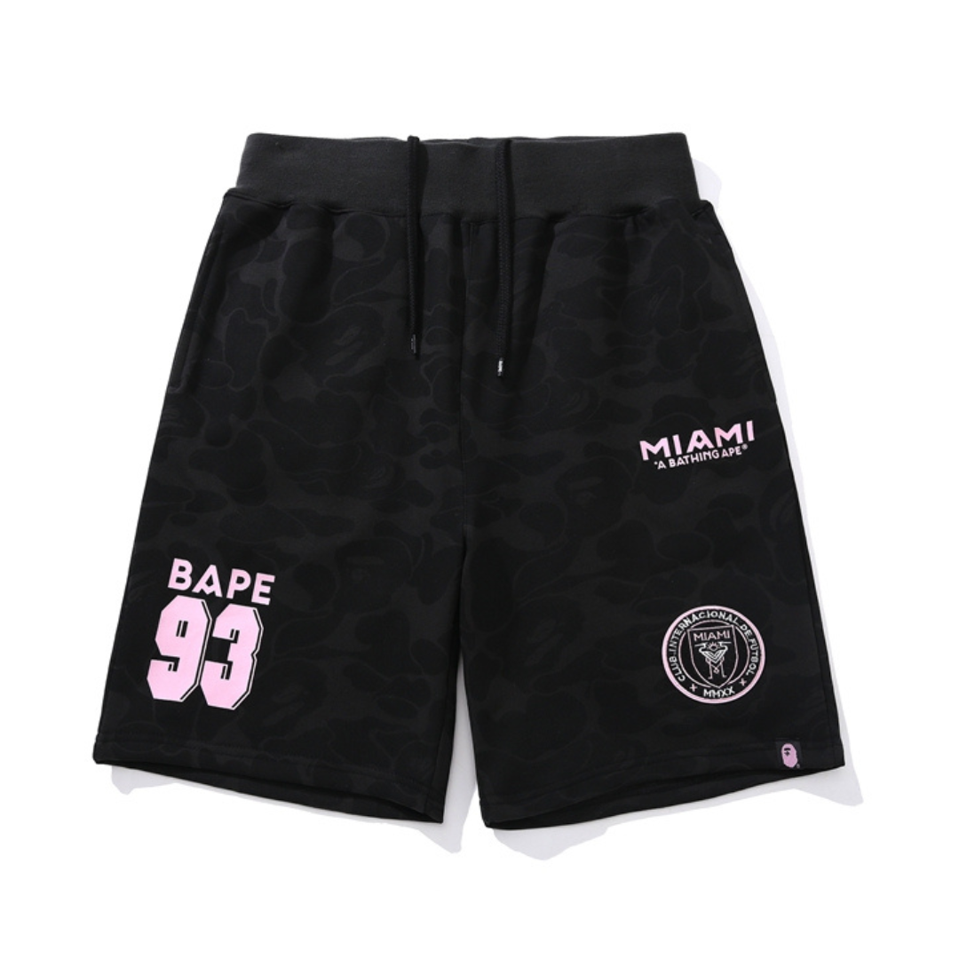 BAPE Miami Hai Camo Streetwear Set T-Shirt Shorts Exklusives Urban Mode Outfit