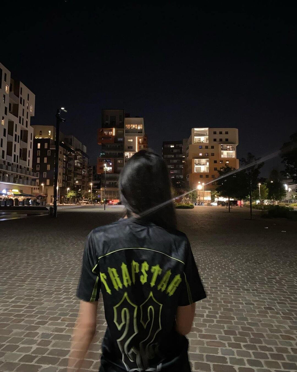 Trapstar Gradient Schwarzes Streetwear T-Shirt - Urbanes Mode-Oberteil für Herren