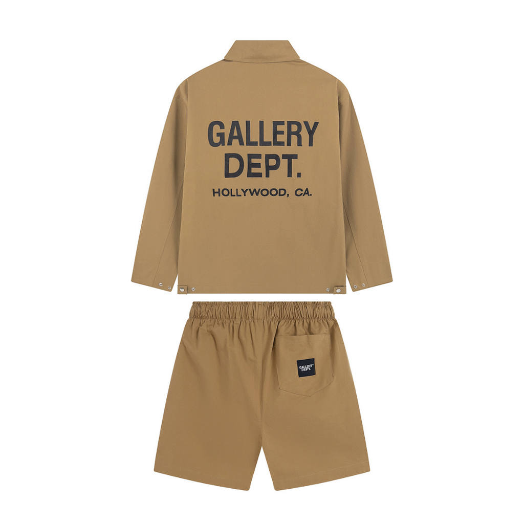 Gallery Dept. Handgefertigtes Oversized Streetwear Short Set für Künstlerische Statements
