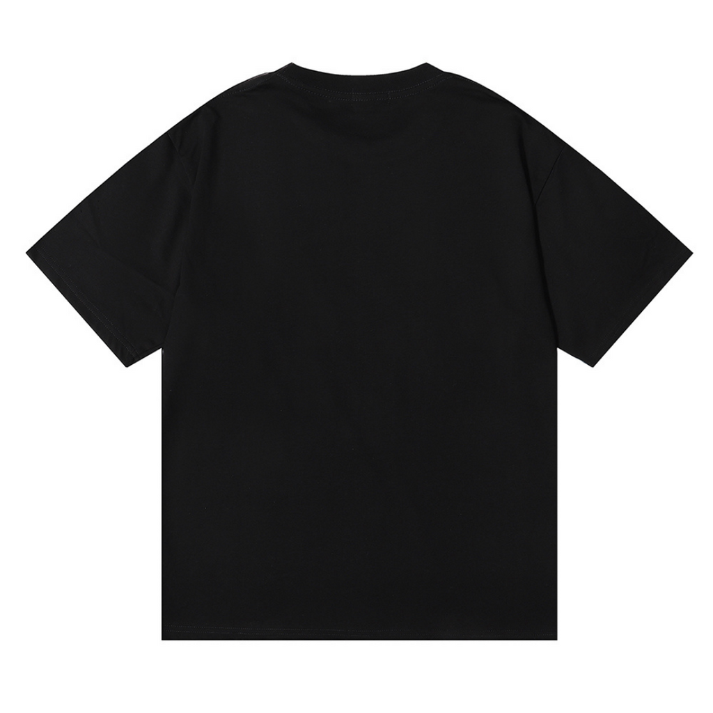Luxuriöses Amiri M.A Bar T-Shirt Herren Baumwolle Designer Streetwear Schwarz