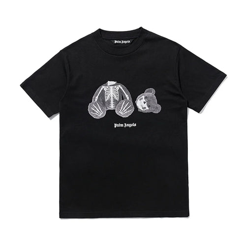 Palm Angels Skeleton Bär T-Shirt: Luxuriöses Urban Design, Hochwertige Baumwolle, Unisex