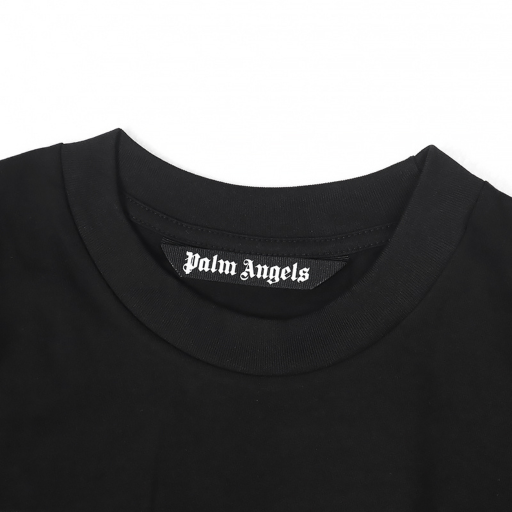Palm Angels Bären Motiv T-Shirt Luxus Baumwolle Unisex Streetwear Design