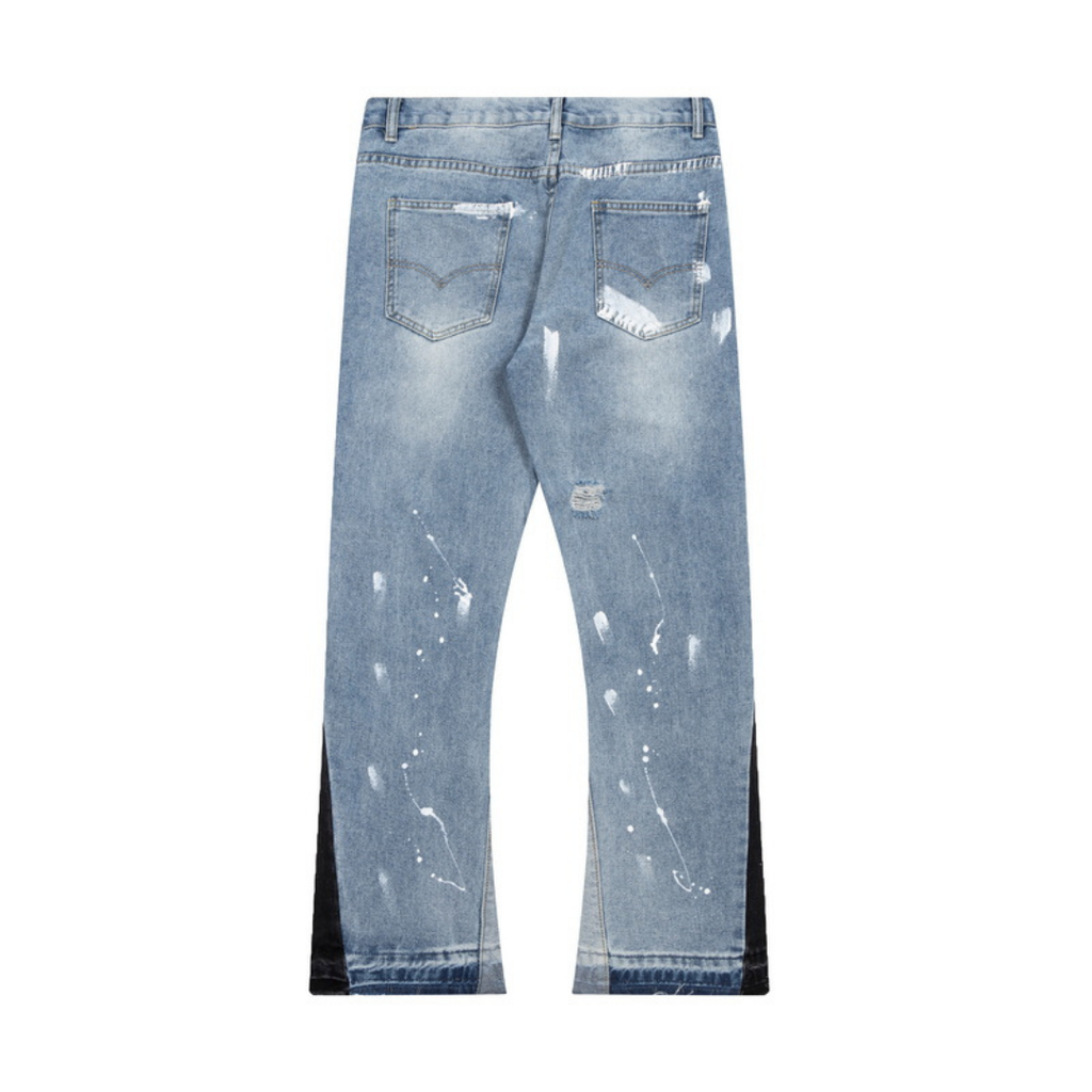 Gallery Dept. Künstlerische Handbemalte Denim Jeans – Einzigartiger Streetwear Look