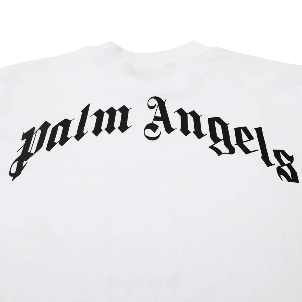 Palm Angels Bären-T-Shirt Hochwertiger Baumwoll-Streetwear-Print Modernes Luxus-Design