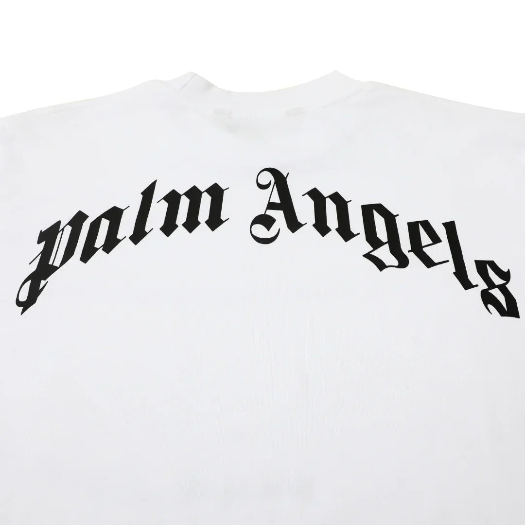 Palm Angels Bären-T-Shirt Hochwertiger Baumwoll-Streetwear-Print Modernes Luxus-Design