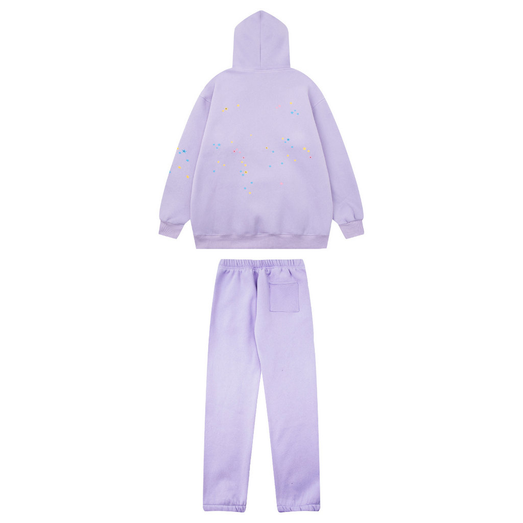 SP5DER Streetwear Trainingsanzug – Bequemer Designer-Style von Young Thug