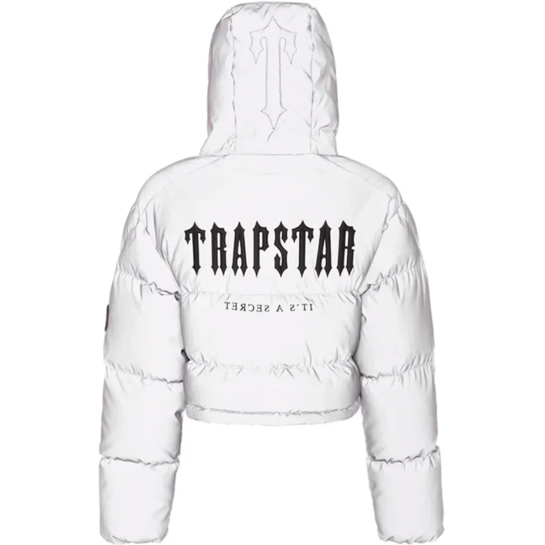 Trapstar Damen Decoded 2.0 Kapuzenjacke Grau Reflektierend Urban Style