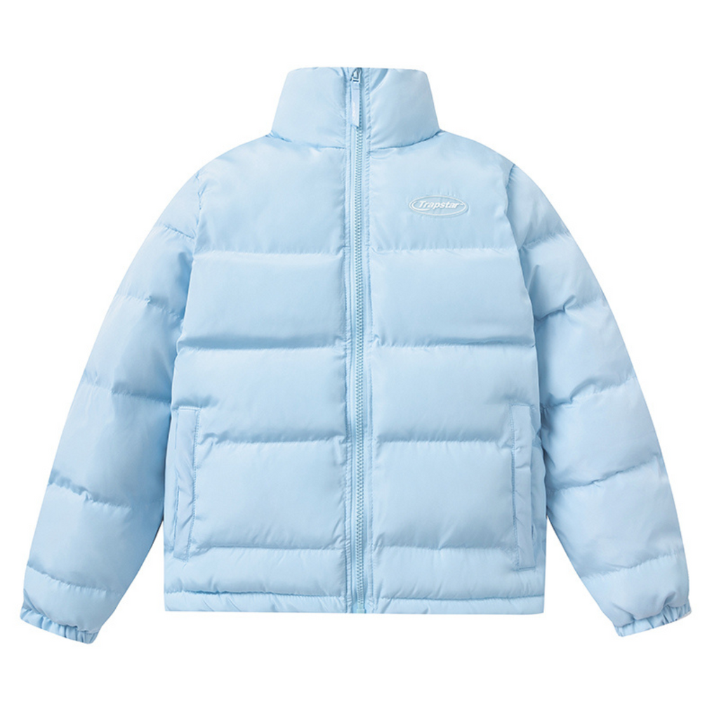 Trapstar Irongate Baby Blau Jacke Stylische Streetwear Freizeit Oberbekleidung Unisex