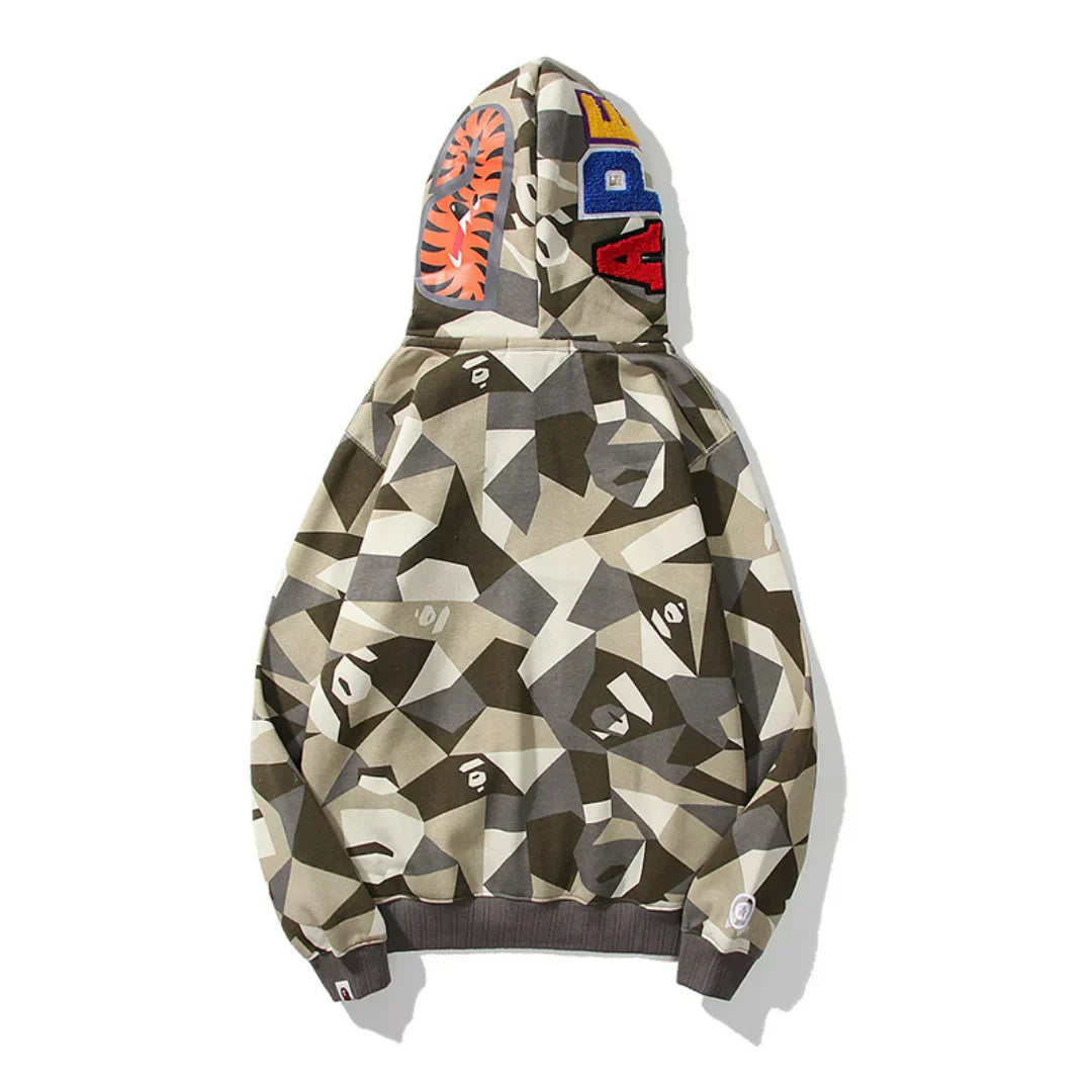 Exklusiver BAPE Streetwear Hoodie – Japanisches Designer-Statement für Einzigartigen Stil