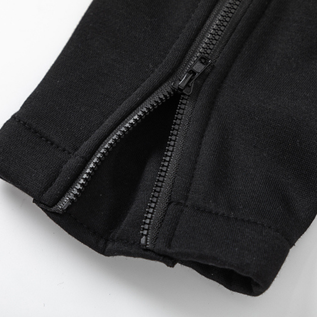 Exklusiver Trapstar Decoded 2.0 Kapuzen-Trainingsanzug Schwarz Grün – Premium Streetwear Set
