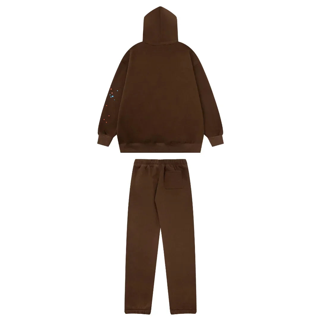 SP5DER Premium Streetwear Trainingsanzug Herren Damen Modisch Komfortabel Sportlich Freizeit-Set