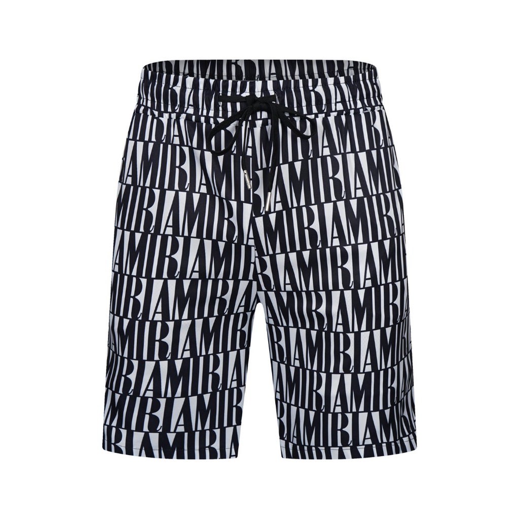 Luxuriöses Amiri Jacquard Kurzset Herren Freizeitanzug Stylisch Bequem Sommer Outfit