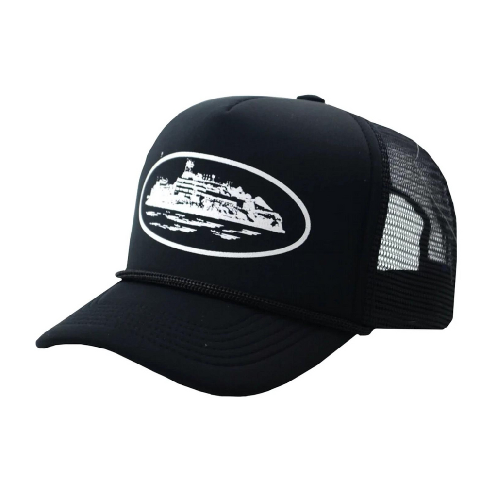 Corteiz Alcatraz Trucker Cap – Stylische Mesh-Kappe für Streetwear-Fans