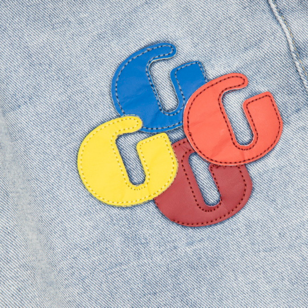 Gallery Dept. Handbemalte Deconstructed Jeans: Einzigartige Streetwear Denim Kunst für Herren