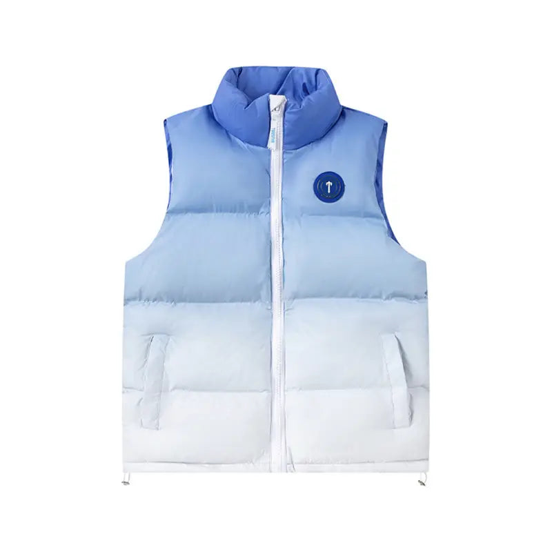 Trapstar Irongate Gradient Blau 2.0 Weste – Stylische Streetwear für deinen Layering-Look