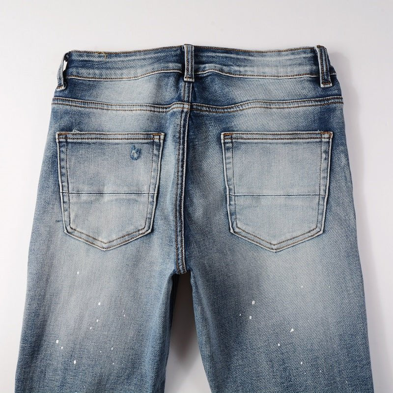 Amiri Palmblaue Luxus Designer Jeans Herren – Premium Denim, Beste Passform