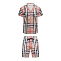 Exklusives Burberry Herren Shorts Set – Klassisches Karodesign, Luxuriöser Komfort und Stil