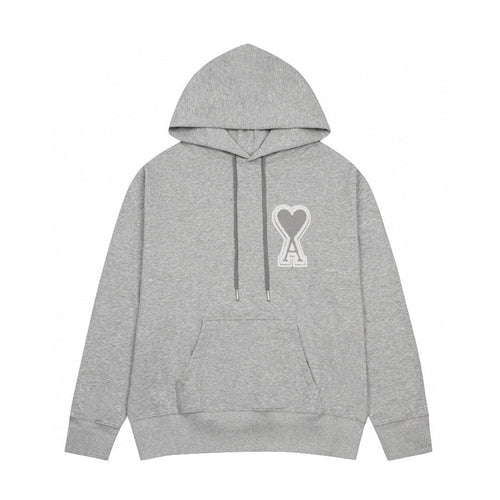 AMI Paris Bio-Baumwoll Hoodie – Zeitloser Pariser Chic für Komfort & Stil