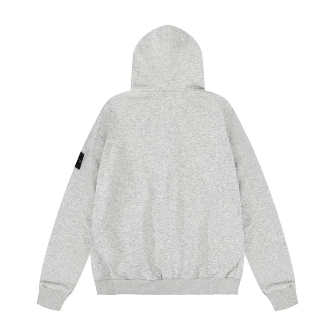 Stone Island Herren Kapuzenpullover: Innovativer Stoff, ikonischer Kompass-Patch, urbaner Style