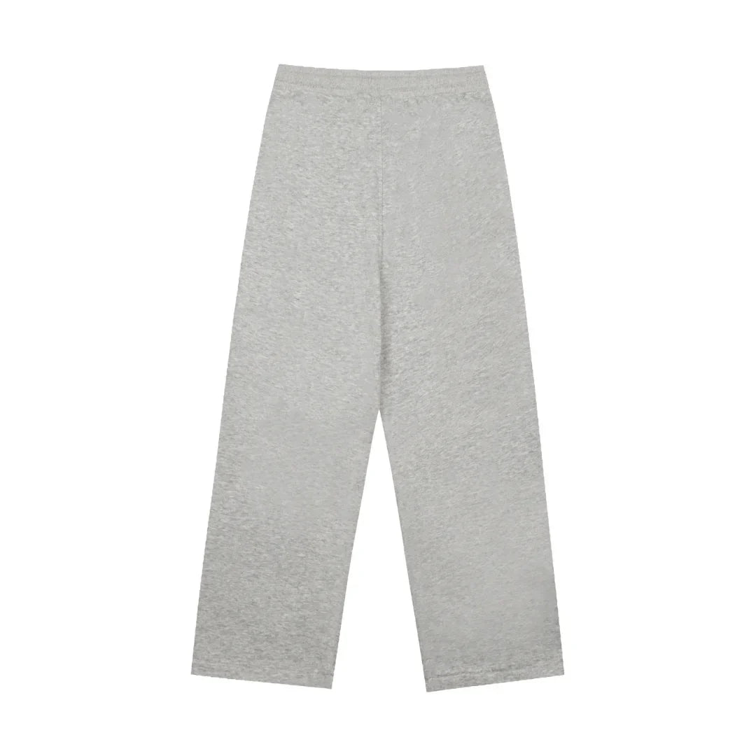 AMI Paris Bequeme Sportliche Trackpants Jogginghose für Herren – Grau Schwarz Unisex Style