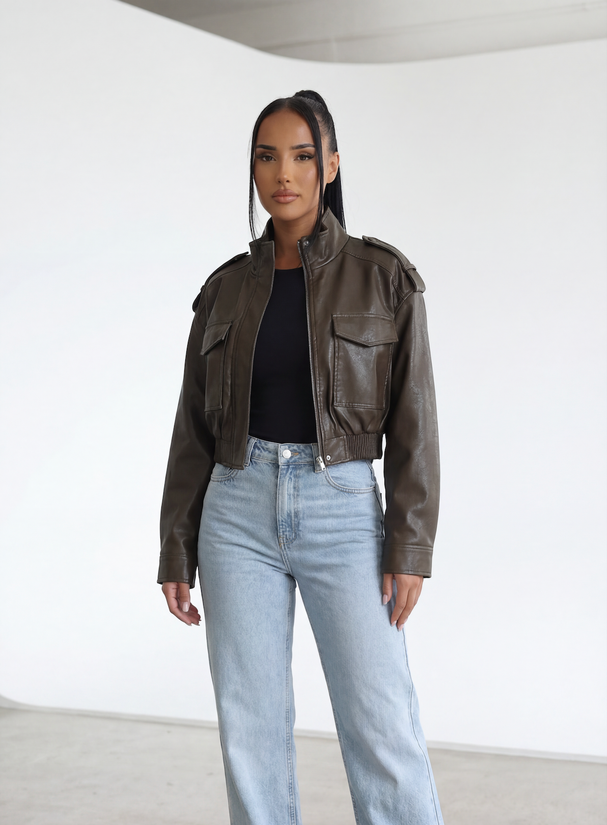Zarel Leather Jacket