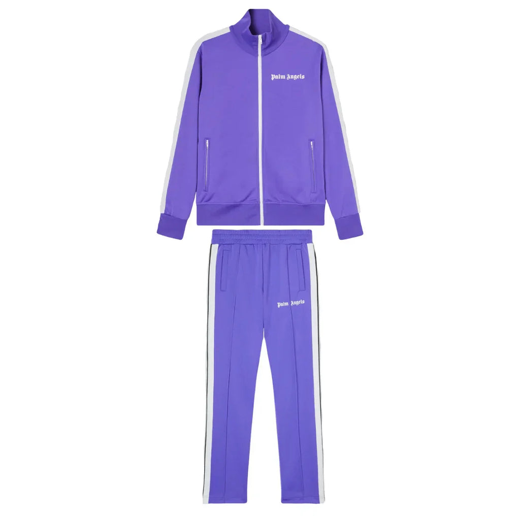Palm Angels Lila Luxus Trainingsanzug - Stylisch, Sportlich, Komfortabel Designer Set