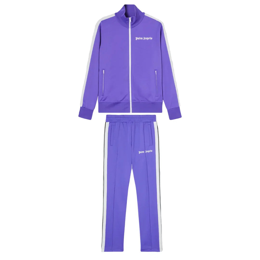 Palm Angels Lila Luxus Trainingsanzug - Stylisch, Sportlich, Komfortabel Designer Set