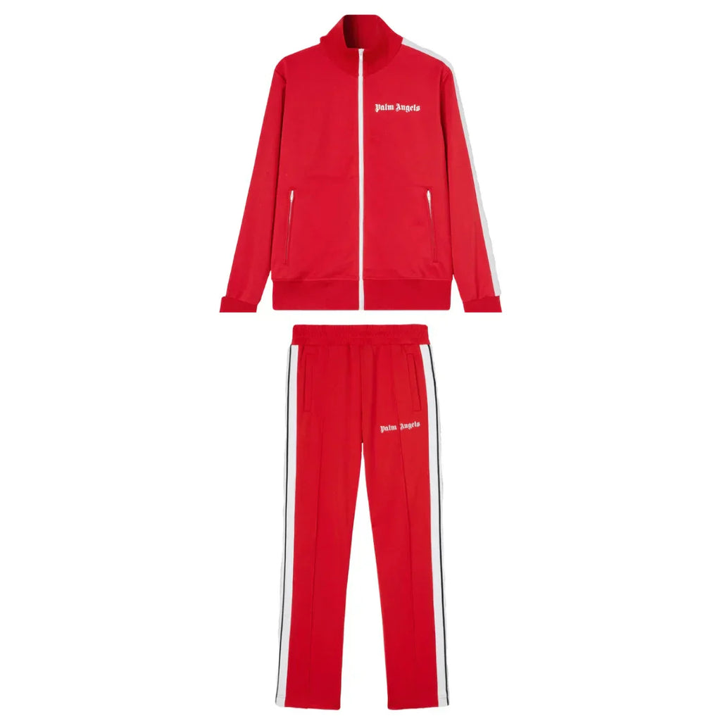 Luxuriöser Roter Palm Angels Trainingsanzug für Herren – Stilvoll, Bequem, Exklusiv