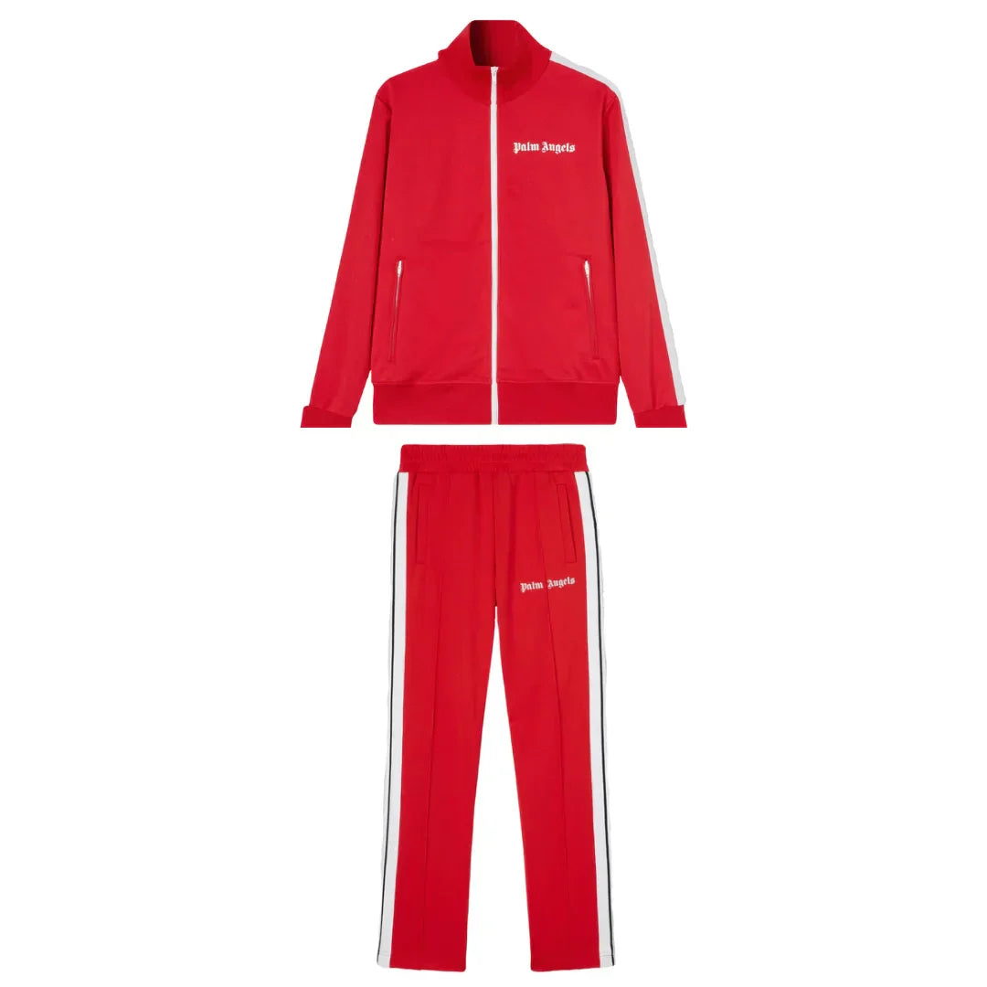 Luxuriöser Roter Palm Angels Trainingsanzug für Herren – Stilvoll, Bequem, Exklusiv