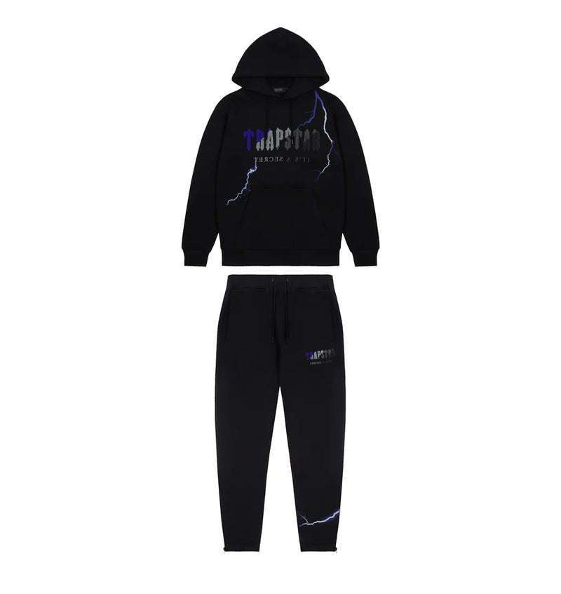Trapstar Secret Decoded 2.0 Schwarzer Trainingsanzug – Stilvoll, Bequem, Urban