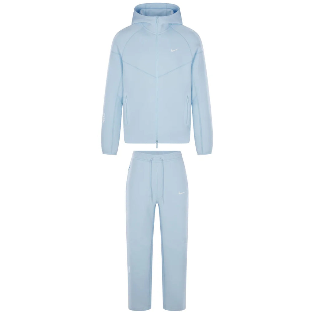 Nike NOCTA Blaues Tech Fleece Set – Drake-Stil für Herren | Premium Streetwear
