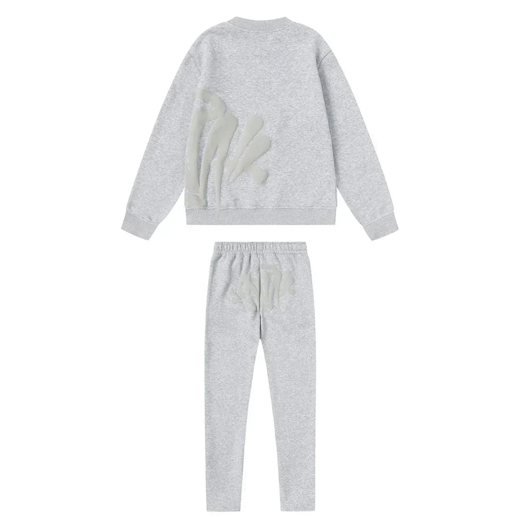Syna World Monogramm Grau Trainingsanzug: Bequemer Streetwear-Stil für Herren