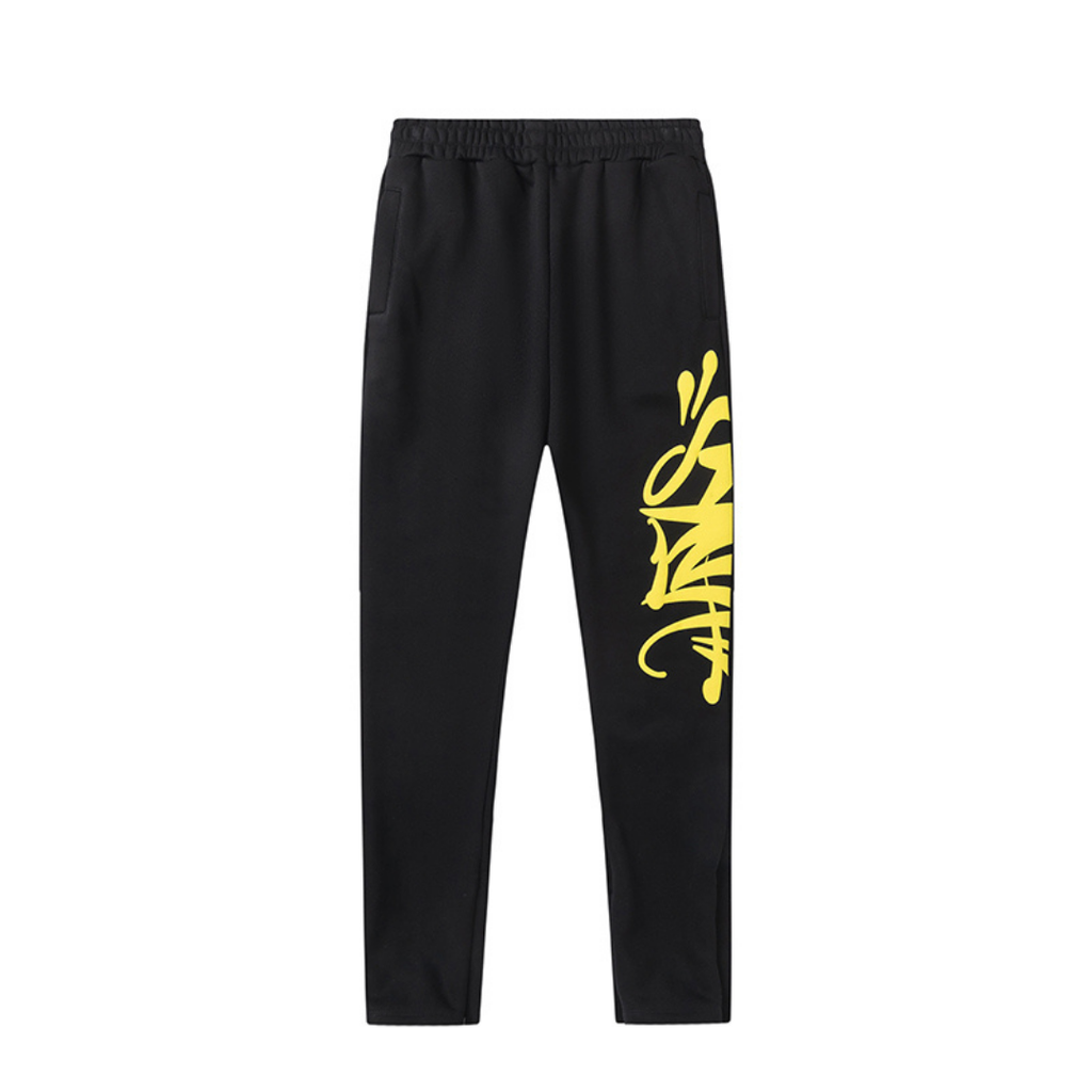 Syna World Gelber Streetwear Trainingsanzug Herren – Bequem & Stylisch – Central Cee Kollektion