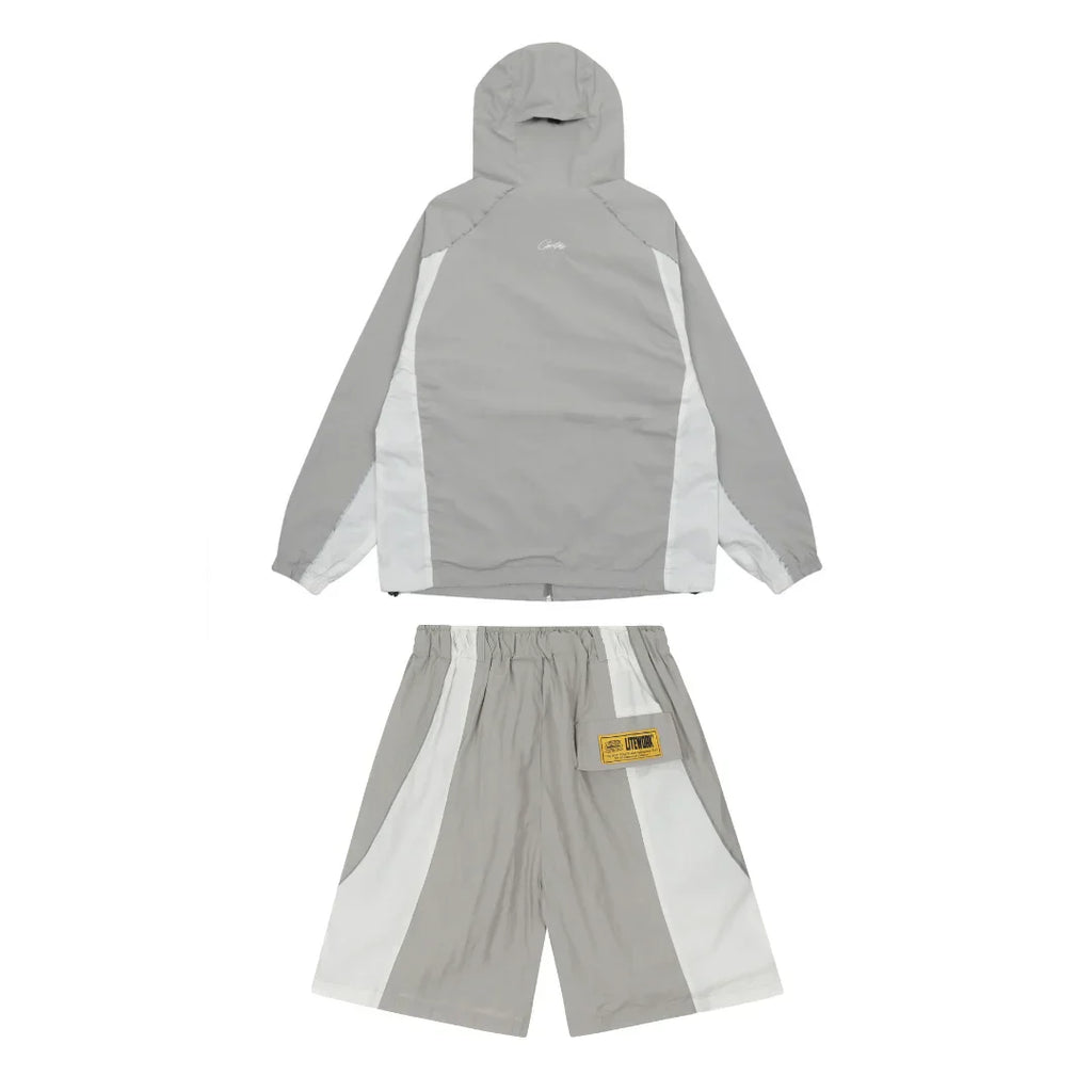 Corteiz Exklusives Graues Streetwear Set für Herren – Bequemer Style