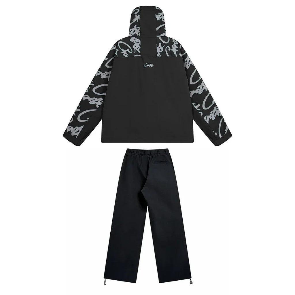 Corteiz Arctic Black Trainingsanzug: Bequemes, Stylisches Set für Freizeit & Sport