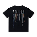 Luxuriöses Amiri Paint Drip T-Shirt: Künstlerischer Streetwear-Stil für Herren