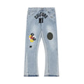 Einzigartige Gallery Dept. Handbemalte Jeans: Künstlerischer Streetwear-Style für Individualisten