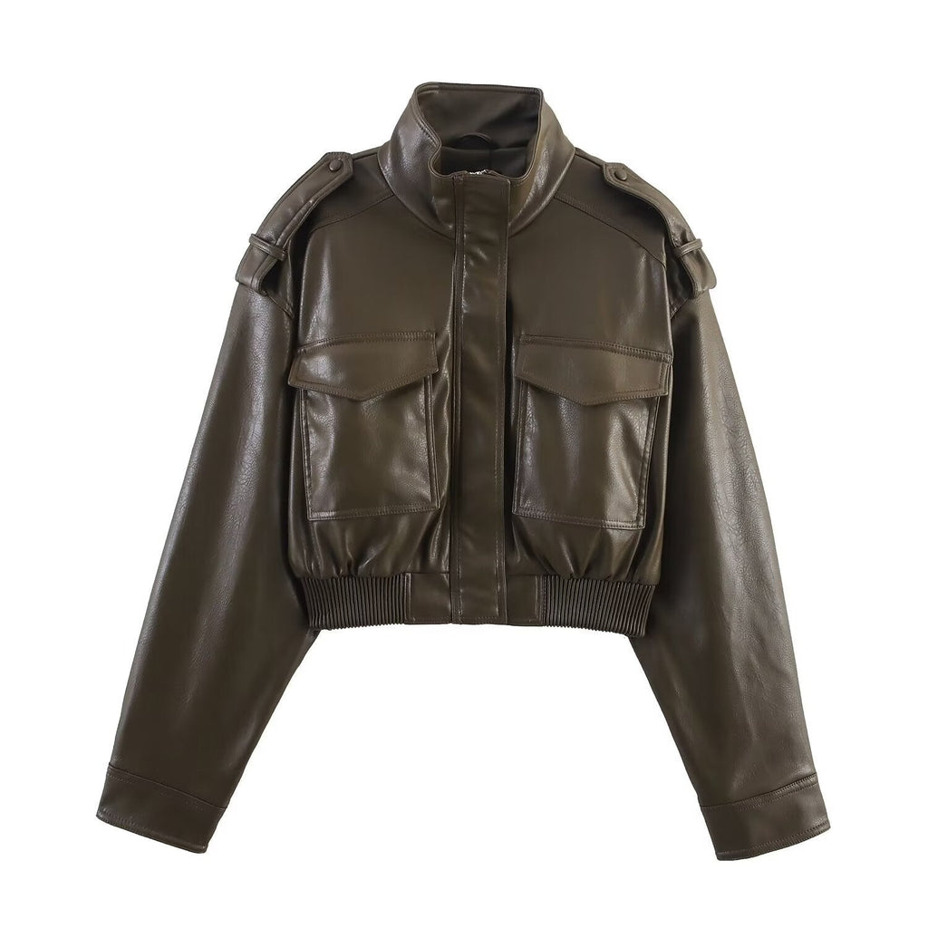 Zarel Leather Jacket