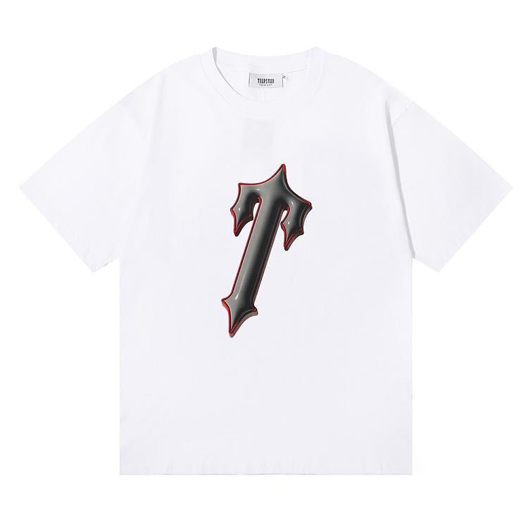 Trapstar Irongate T-Shirt Herren Schwarz Weiß Exklusives Streetwear Design