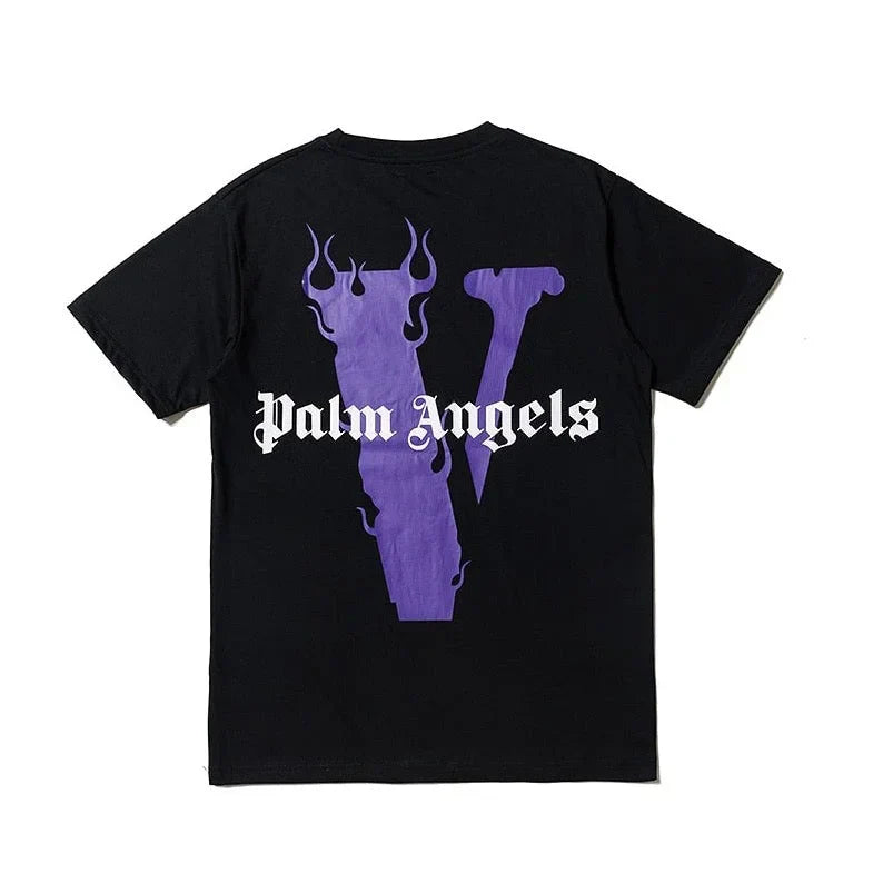 Exklusives Vlone Palm Angels Luxus Urban T-Shirt – Stilvolles Designer-Shirt für Herren