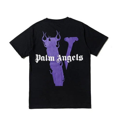 Exklusives Vlone Palm Angels Luxus Urban T-Shirt – Stilvolles Designer-Shirt für Herren